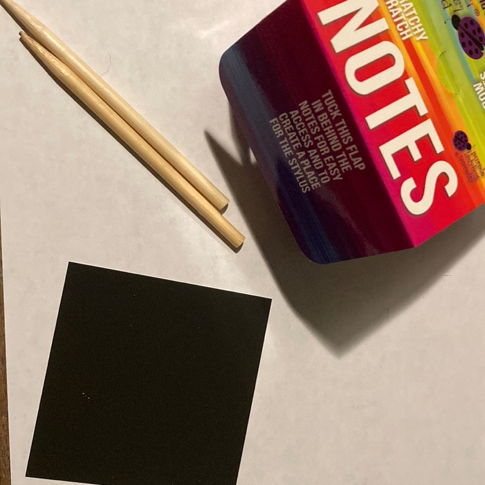 Scratch note pad